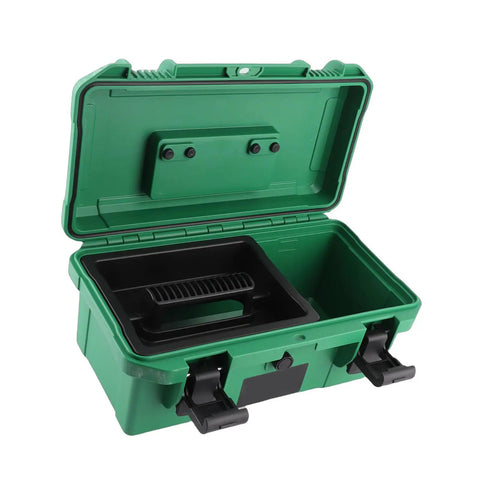 Tractor Tool Box Portable Organizer With Removable Tray Durable PP Plastic Carrier for UTV ATV Truck Car Universal Fitment
