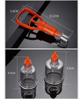 Snake Bite Kit And Bee Sting Kit For Outdoor First Aid Venom Extractor Suction Pump Bite And Sting Care For Hiking Backpacking And Camping Includes Orange CPR Face Shield with two cup sizes.