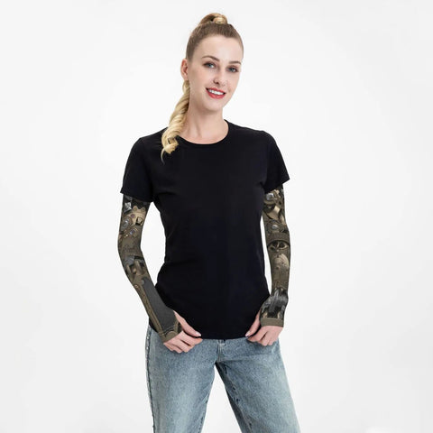 Fly Steampunk Gear Print Cooling Arm Sleeves, Super Soft Stretchy Sun Protection Guards, Breathable Moisture Wicking Gym And Sports Band For Daily Grind Or Outdoor Hustle