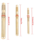 Brass Knurled Drift Punch Kit Three Piece Set With Roll Pin Punches And Chisels For Three Eighths Inch One Half Inch And Three Quarter Inch