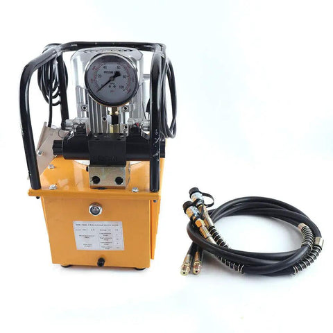 Heavy Duty 750W Electric Hydraulic Pump 110V Double Acting Solenoid Valve 10000 Psi With 7L Oil Reservoir Hella Reliable Power And Zero Hassle Setup For Everyday Garage Tasks Or Serious Shop Builds