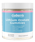 Jar of Low Dose Lithium Orotate Gummies For Daily Balance And Brain Health, Boosts Focus, Memory, Clarity, And Cognitive Wellness