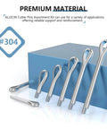 Complete 11 Size Cotter Pin Kit Made From Premium 304 Stainless Steel With 135 Pieces Split Pins For Automotive Machinery Repairs