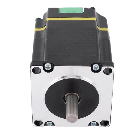 Front view of All In One Closed Loop Servo Stepper Motor With Built In 1000 Line Encoder Integrated Driver And Controller 1.5Nm Torque