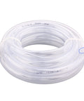 Coiled clear vinyl tubing, 3/8 in ID, 1/2 in OD, 3 m length