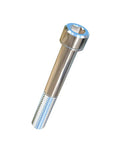 Pack Of 3 Grade 5 Titanium Socket Head Cap Screws 3/8-16 X 2-3/4 UNC polished finish, showing a single screw side profile.