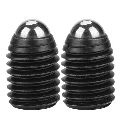 Heavy Duty Carbon Steel Ball Spring Plungers Set With Hex Socket Screws For Mechanic Projects And Shop Builds Quick Swap Design With Rock Solid Grip Must Have Gear For Any Garage Crew - close-up of two ball plungers.