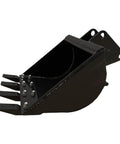 Towable Backhoe Bucket 16 Inch Heavy Duty Digging Attachment for Tough Jobsites, durable steel construction, side view