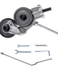 Pro Grade Drill Attachment Kit For DIY Metalworking Nibbler Plate Cutter And Sheet Metal Cutter components with tools.