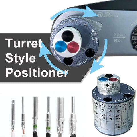 Deutsch Connector Master Kit With Turret Style Crimp Tool for 12 16 20 Solid Contacts for DTM DTP DTHD DT Series