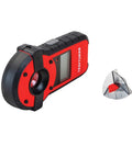 2-In-1 Laser Level And Stud Sensor Pro Grade Tool with Self Leveling Beam, red and black design, featured with 20 Foot Visibility
