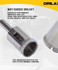 Five Eighth Inch Diamond Drill Bit For Glass Tile Ceramic Porcelain And Granite Countertops A Pro Grade Hole Saw