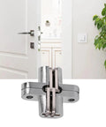 Invisible Cabinet Hinge For Sliding Doors 180 Degree Cross Hidden Zinc Alloy Hinge OEBUAFI shown with open door background