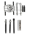Badass 9 Piece Steel Bearing Puller Kit Universal Car Repair Tool For Wheel Hubs Axle Shafts Pinions Heavy Duty Gear Separator With Storage Box Garage Essential Fix Your Ride Fast Anytime Reliable Performance Tough Build Power, 9-piece steel bearing puller set