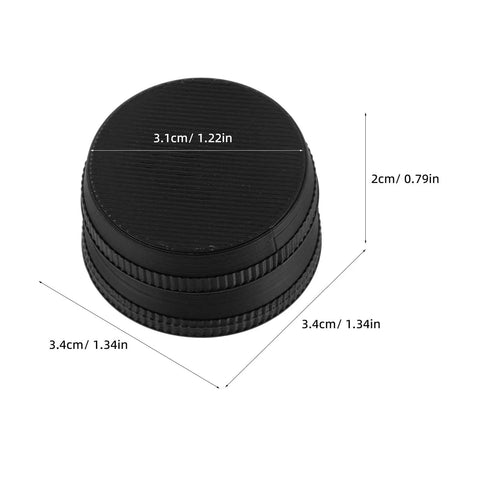 Gearhead Watchmakers Oil Dish Ceramic Reservoir For Precise Lubrication, Portable Oiler Cup dimensions in centimeters and inches