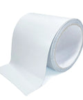 Waterproof Repair Tape For Awning And Canvas 4 Inch By 20 Foot Outdoor Patch Tape For Tents, Boat Covers, White Roll Side View