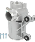 Slick And Heavy Duty Electric Water Pump Swap Out A2742000107 For Mercedes Benz C250 C300 E200 E250 Slk300 2013 To 2019 with mounting brackets.