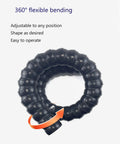 360 Degree Flexible Smoke Extraction Arm With Universal Joint Pipe For Welding Fume Removal, adjustable black arm coiled