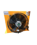 Rugged Hydraulic Aluminum Air Cooler With 100 Liters Per Minute Heat Exchanger Radiator For Engineering Machinery And Efficient Shock Absorption 12 Volt