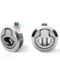 Boat Slam Latch Kit With Two Inch Lift Handle Deck Hatch Marine Grade Stainless Steel Zinc Alloy Flush Latches Pack Of Two