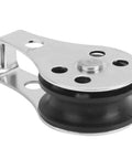 Two Pack 25mm Stainless Steel Bearing Wheel Pulley for Marine Rope Towing Kayak and Sailing Heavy Duty Rust Resistant 304 SS