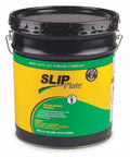 Industrial Graphite Dry Film Lubricant 5 Gallon Bucket, visible label, Slip Plate branding, suitable for metalworking and manufacturing use.