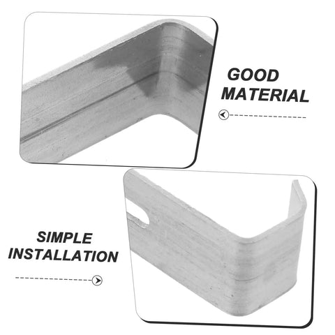 Close-up of 15Pcs Heavy Duty Non Slip Roof Tile Clips Kit For Quick Tile Replacement And Secure Fixing Roofing Accessories, good material