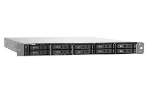Top Shelf 10 Bay 1U Rackmount NAS With Dual AMD Epyc CPUs featuring ten U.2 bays for flash storage solutions.