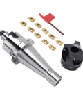 Essential CNC Milling Gear Kit Featuring NT40 FMB22 high speed face end mill holder with ten APMT1604 carbide inserts.