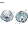 Five Eighths Inch Ball Transfer Bearing Unit With Nylon Ball, Flange Mounted For Smooth 360 Degree Rotation, Pack of Four