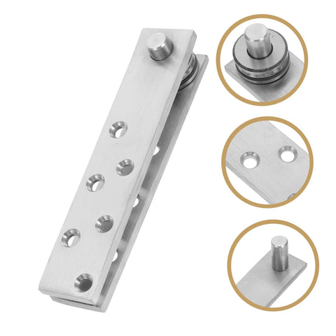 Hidden 360 Degree Door Hinge For Secret Bookcase Doors, Heavy Duty Concealed Pivot In Stainless Steel, Smooth Quiet Operation
