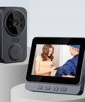 Video Intercom System With 8MP HD Doorbell Camera And 4.3 Inch Monitor, 170 Degree Wide Angle View, Night Vision, Door Phone Kit
