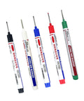Rock Solid Permanent Markers Waterproof Oil Based Writing Markers For Industrial Labeling And Outdoor Signage Quick Drying Safe Formula With Comfy Nonslip Grip To Survive Your Daily Grind, five assorted color markers.