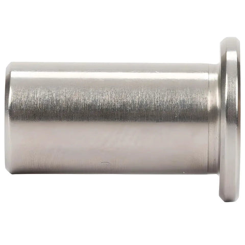 Close-up view of 12 Pack Bearing Sleeve Replacement For Crathco Bubblers And Cold Beverage Dispensers 3220, stainless steel part