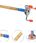 Heavy Duty Aluminum Alloy Smoke Sensor Disassembler Tool For Office Checks With Slick Transducer Wrench, showing detachable head and handle.