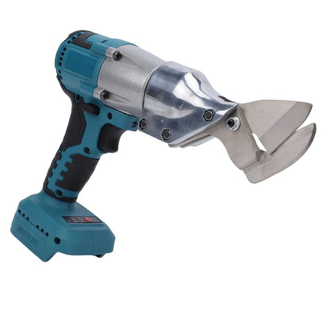 Duokon Cordless Metal Shears With 360 Rotating Head Variable Speed Electric Scissors led light for stainless steel cutting.