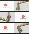 20 Pack 3 Inch Champagne Bronze Cabinet Pulls For Kitchen Cabinets Zinc Alloy Gold Drawer Handles Hardware Set details