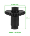 Machined Steel Pinion Gear Set 24T And 12T for 1/18 RC crawler upgrade kit shown with dimensions and weight