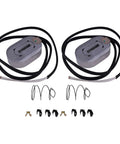 Two Pack Electric Trailer Brake Magnet Kit For 9K And 10K Trailer Axles, Twelve And A Quarter Inch By Three Eighths Inch, Heavy Duty Magnetic Brakes Replacement, Includes Two Sets, Model 21026 on white background