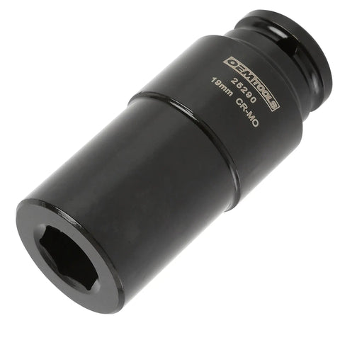 Heavy Duty 19mm Crank Bolt Socket For Harmonic Balancer Removal One Half Inch Drive Impact Socket For Stubborn Bolts
