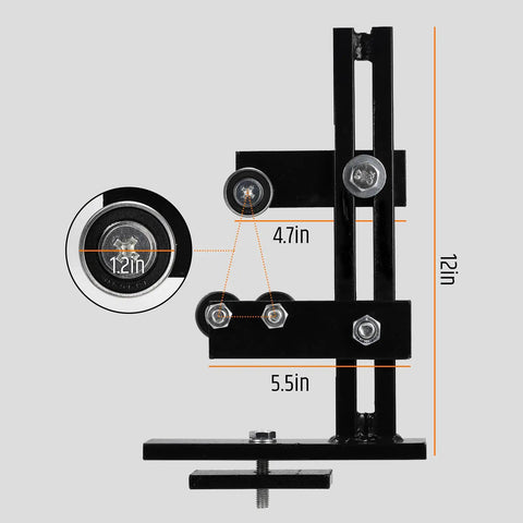 L Shaped Wood Lathe Steady Rest Featuring Adjustable Three Wheel Cast Iron Mount Stops Radial Jitter Dead In Its Tracks For Long Timber Turns Keeps Your Stock Locked Down Tight Always