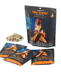 Three Pack Fire Starter For Camping And Emergency Prep, Waterproof Pouches That Still Light Wet Wood, Long 10 To 15 Minute Burn Time