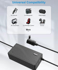 Heavy Duty Rock Solid AC To DC Converter 110V To 12V 30Amp 360Watt with plug for car vacuum, refrigerator, and air compressor.