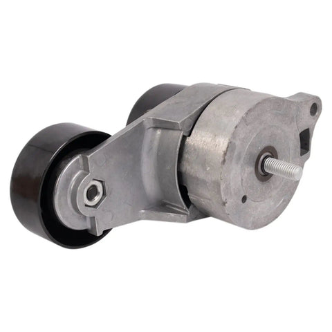 Premium Heavy Duty Serpentine Drive Belt Component Kit Plus One Accessory Drive Belt Tensioner Assembly close-up metal pulley