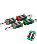 2 Piece 30mm Linear Rail Guide Kit With 4 Bearing Blocks For CNC Rigs, Multiple Length Options 1150 1200 1500 1600 2000 2500 2600mm, Smooth Low Friction Slide System For Precise, Easy Install And Direct CNC Integration. 30mm steel linear rail blocks