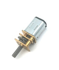 Pro Spec N20 DC 6V Miniature Gear Reducer Motor With Bulletproof Metal Gearing 40 To 3000 RPM angled view showcasing metal gearing.