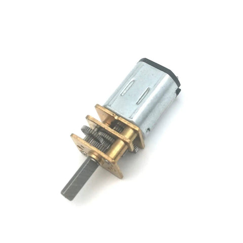 N20 Miniature Dc Gear Motor Running At Six Volts Delivers Adjustable Speeds Up To Three Thousand Rpm With Tough Metal Gears.