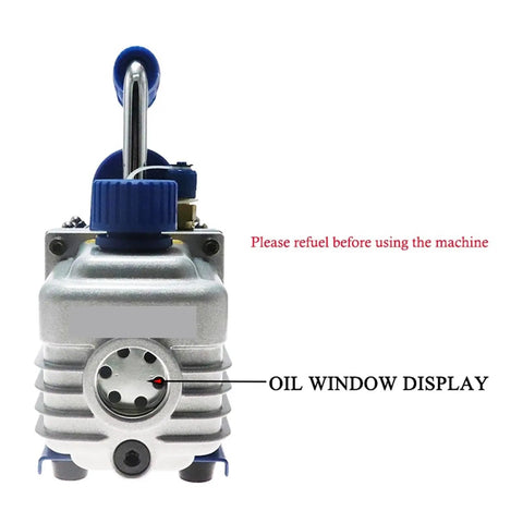 Kgkgk Vacuum Pump For R410a And R134a Air Conditioning Repair. Single Stage Rotary Vane Ac Pump With High Ultimate Vacuum Rate, Anti Reflux Design Perfect For Professional HVAC Techs Needing Reliable Performance.