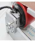 Close-up of Rugged 600W Brushless Belt Sander With Water Cooling For Sweet Polishing And Knife Sharpening 915X50mm Belt's motor assembly.
