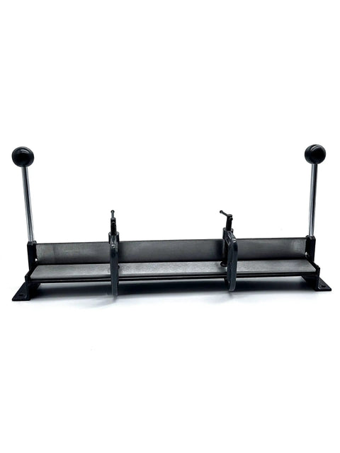 Front view of Portable 18 Inch Mini Metal Brake For Sheet Metal Bending With 0-90 Degree Adjustable Jaw, suitable for small DIY projects.